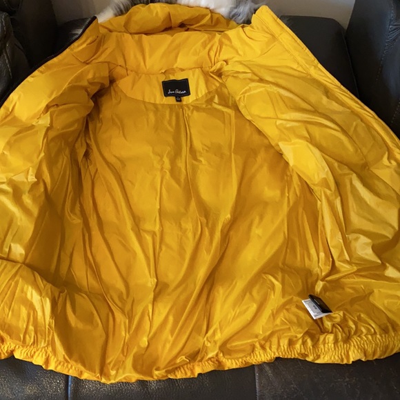 Girls SAM EDELMAN Faux Fur Puffer Jacket - Picture 5 of 5